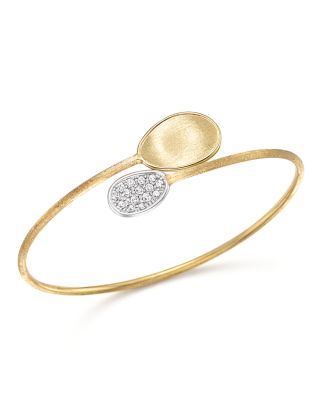 Marco Bicego 18K Yellow Gold Diamond Lunaria Bracelet with Diamonds