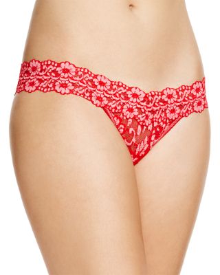 Hanky Panky Cross-Dyed Signature Lace Low-Rise Thong #591054