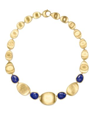 Marco Bicego 18K Yellow Gold Lapis Collar Necklace, 18