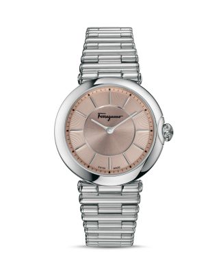 Salvatore Ferragamo Style Pink Dial Watch, 36mm