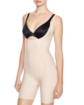 SPANX® Thinstincts Open-Bust Mid-Thigh Bodysuit #10021R