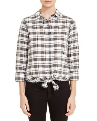 Current/Elliott The Western Tie Front Top