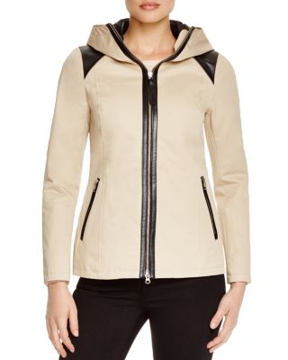 Mackage Kelsie Leather Trimmed Jacket