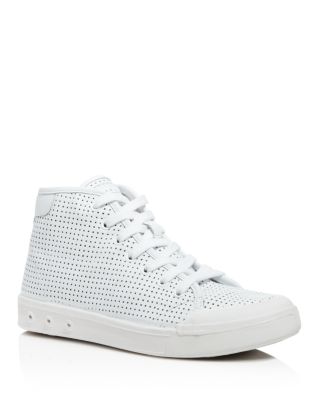 rag & bone Women's Standard Issue Perforated High Top Lace Up Sneakers