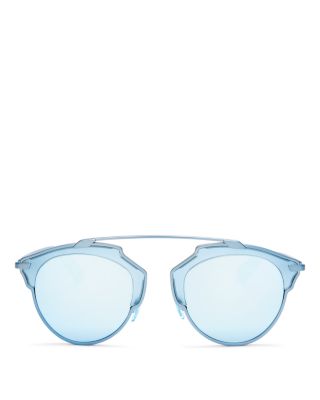 Dior So Real Mirrored Sunglasses, 48mm