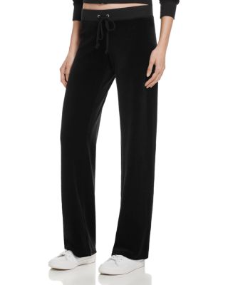 Juicy Couture Black Label Original Flare Velour Pants - 100% Bloomingdale's Exclusive