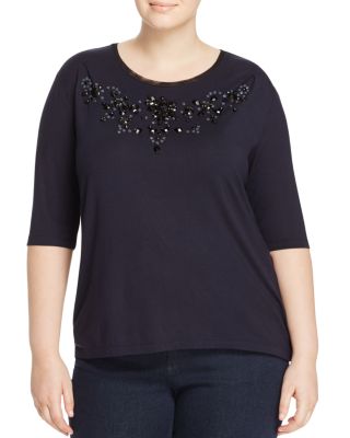 Marina Rinaldi Vacanza Embellished Tee