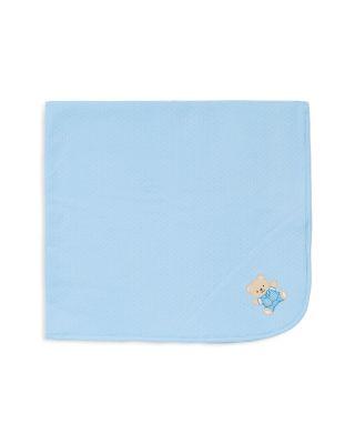 Little Me Infant Boys' Bear Receiving Blanket