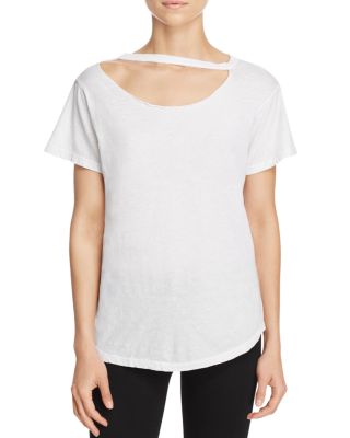 LNA Short Sleeve Strappy Tee