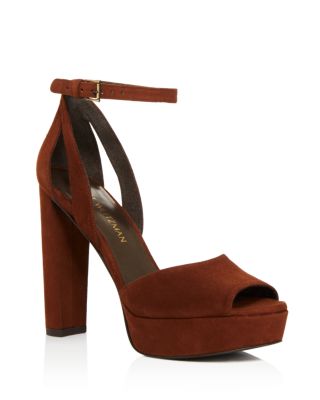 Stuart Weitzman Hijinx High Heel Platform Ankle Strap Sandals