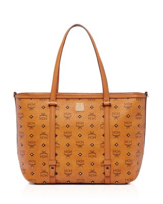 MCM Gold Visetos Tote