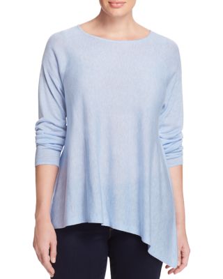 Eileen Fisher Plus Draped Asymmetrical Sweater