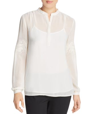 MICHAEL Michael Kors Embroidered Blouse