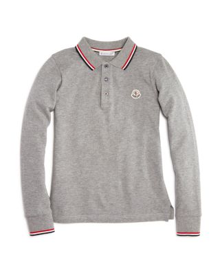 Moncler Boys' Color-Tipped Polo Shirt - Sizes 8-14 