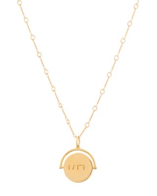 Lulu DK Faith Charm Spinner Pendant Necklace, 18