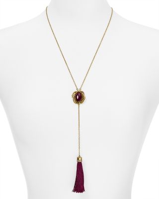 Rebecca Minkoff Tassel Y Necklace, 21