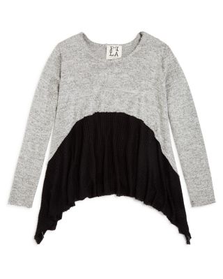 PPLA Girls' Colorblock Pullover Sweater - Sizes S-L