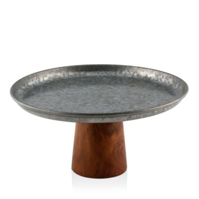 Thirstystone Small Galvanized/Wood Cake Stand 