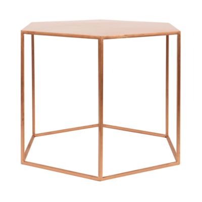 Bloomingville Metal Table with Copper Finish 