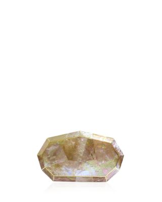 SERPUI Mother Of Pearl Octagon Clutch