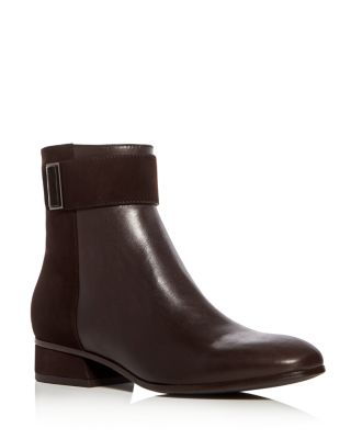 Aquatalia Lupita Weatherproof Suede and Leather Booties