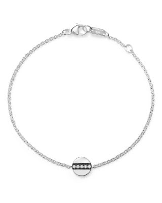 IPPOLITA Sterling Silver Senso Mini Disc Chain Bracelet with Diamonds