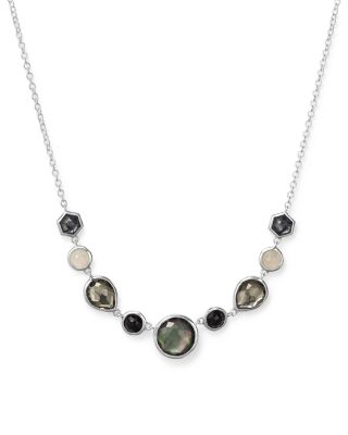 IPPOLITA Sterling Silver Rock Candy® Necklace in Black Tie, 16