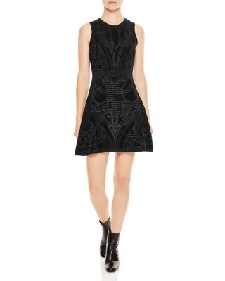 Sandro Isabel Patterned Dress