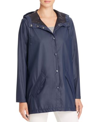 Cole Haan Hooded Rain Coat