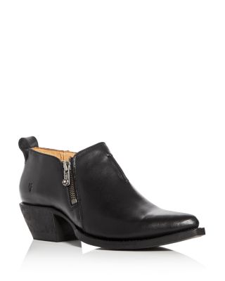 Frye Sacha Moto Double Zip Booties