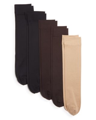 Calvin Klein Hosiery Microfiber Trouser Socks, Set of 5