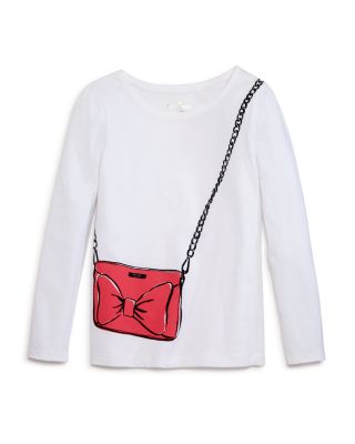 kate spade new york Girls' Trompe l'Oeil Bag Tee - Sizes 2-6