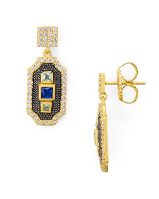 Freida Rothman Embellished Drop Earrings