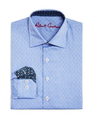 Robert Graham Boys' Checkerboard Print Button Down Dress Shirt - Sizes S-XL