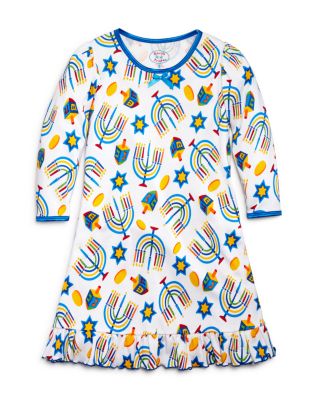 Sara's Prints Girls' Hanukkah Print Nightgown - Sizes 2-7