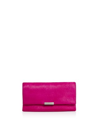 Loeffler Randall Tab Calf Hair Clutch