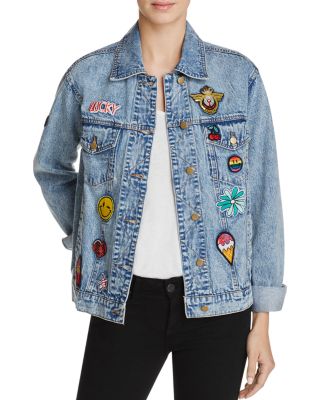 Honey Punch Patch Denim Jacket