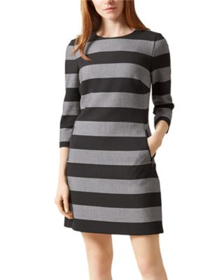 HOBBS LONDON Gracie Stripe Tunic Dress