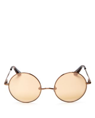 Elizabeth and James Mott Mirrored Round Sunglasses, 50mm