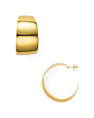 Argento Vivo Wide Hoop Earrings