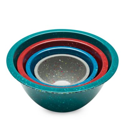 ZAK Designs Confetti Urban 4-Piece Nesting Bowl Set