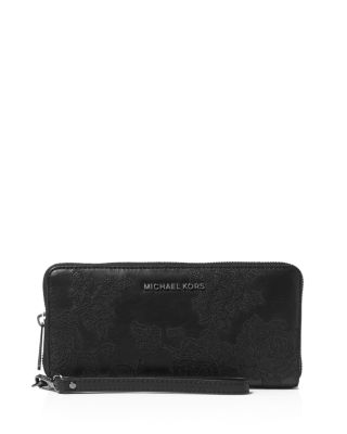 MICHAEL Michael Kors Jet Set Travel Floral Continental Wallet