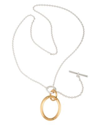 Lauren Ralph Lauren Link Pendant Necklace, 36