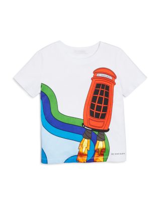 Burberry Boys' Rocket Phone Booth Tee - Sizes 4-14