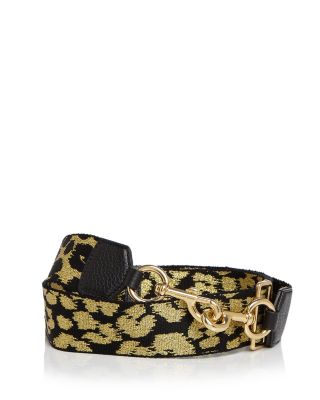 MARC JACOBS Webbed Leopard Handbag Strap