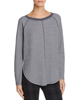 Lilla P Raglan Sleeve Waffle Knit Tee