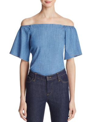 Alice and Olivia Christy Off-The-Shoulder Top