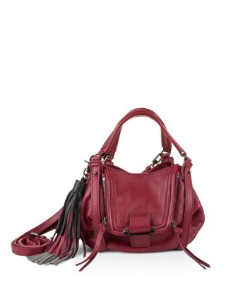 Kooba Jonnie Tassel Mini Leather Crossbody 