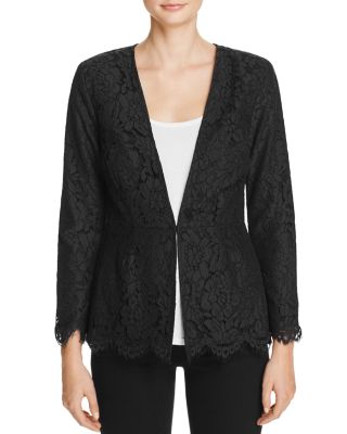 cupcakes and cashmere Tess Scalloped Lace Jacket