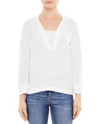 Sandro Preppy Layered-Look Top